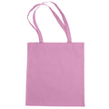 Rose - Front - Jassz Bags "Beech" Cotton Large Handle Shopping Bag - Tote (Pack of 2)