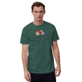 Forest Green - Back - Fruit of the Loom Mens Vintage Big Logo T-Shirt