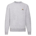 Grey Heather - Front - Fruit of the Loom Mens Vintage Small Logo Set-in Sweatshirt