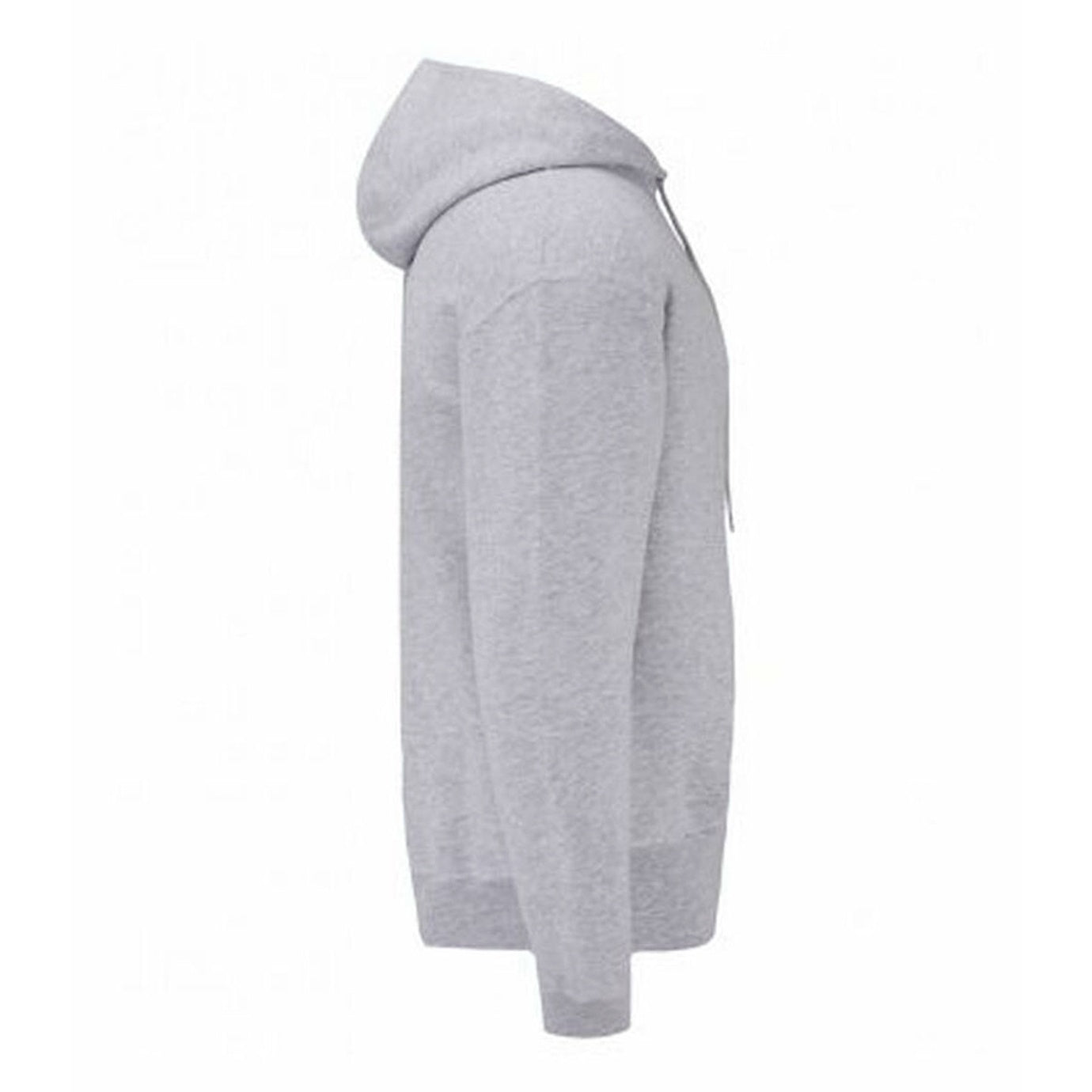 Grey Heather - Side - Fruit of the Loom Mens Vintage Small Logo Heather Hoodie