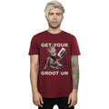 Maroon - Back - Guardians Of The Galaxy 2 Unisex Adult Get Your Groot On T-Shirt