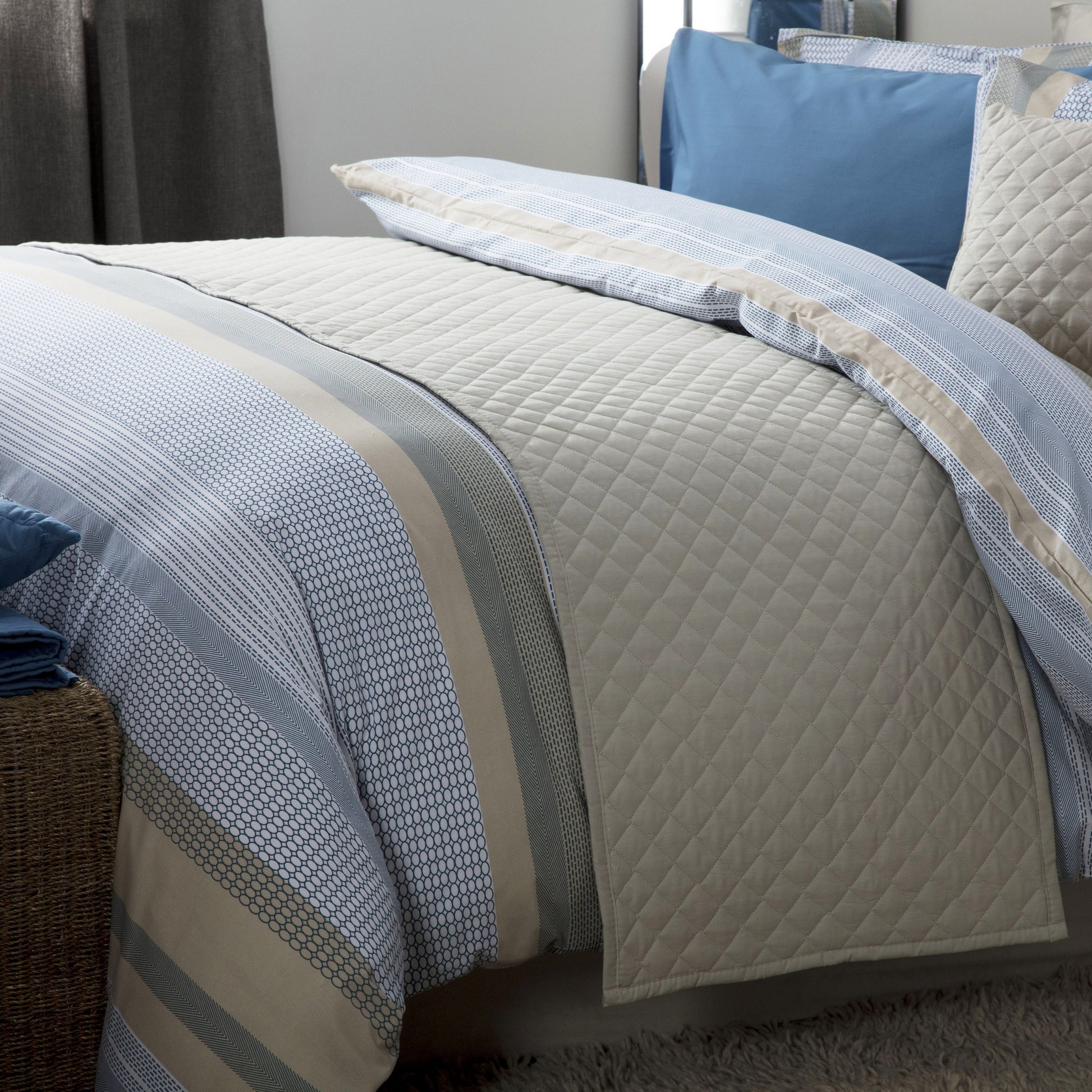 Mushroom - Front - Belledorm Seville Bed Runner