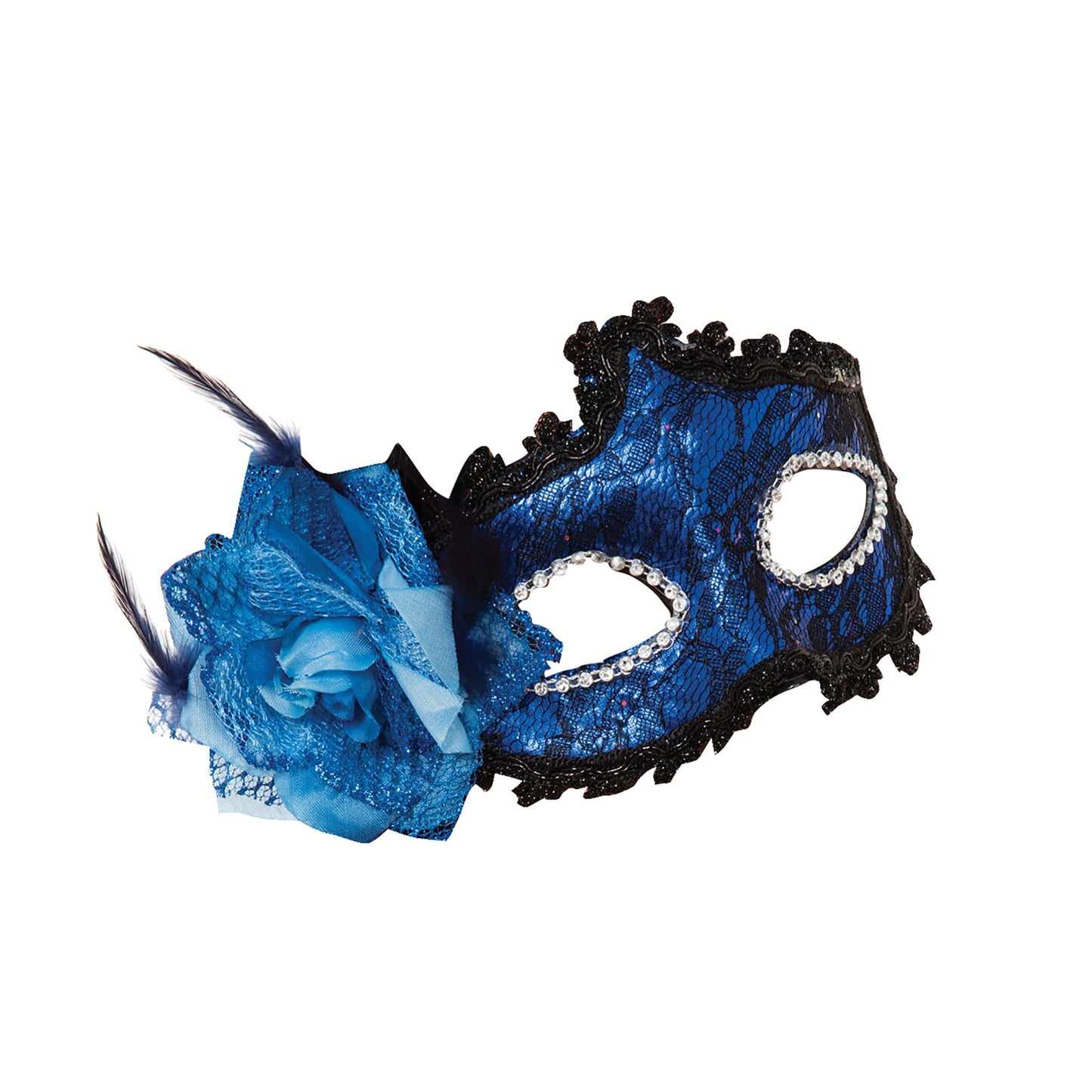 Blue - Front - Bristol Novelty Braided Eye Mask