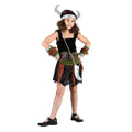 Multicoloured - Front - Bristol Novelty Childrens-Girls Viking Girl Costume