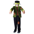 Green-Navy-Brown - Front - Bristol Novelty Childrens-Kids Halloween Bolt Head Monster Costume