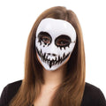 White-Black - Front - Bristol Novelty Adults Unisex Creepy Mask