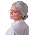 Grey - Front - Bristol Novelty Womens-Ladies Granny Bun Wig