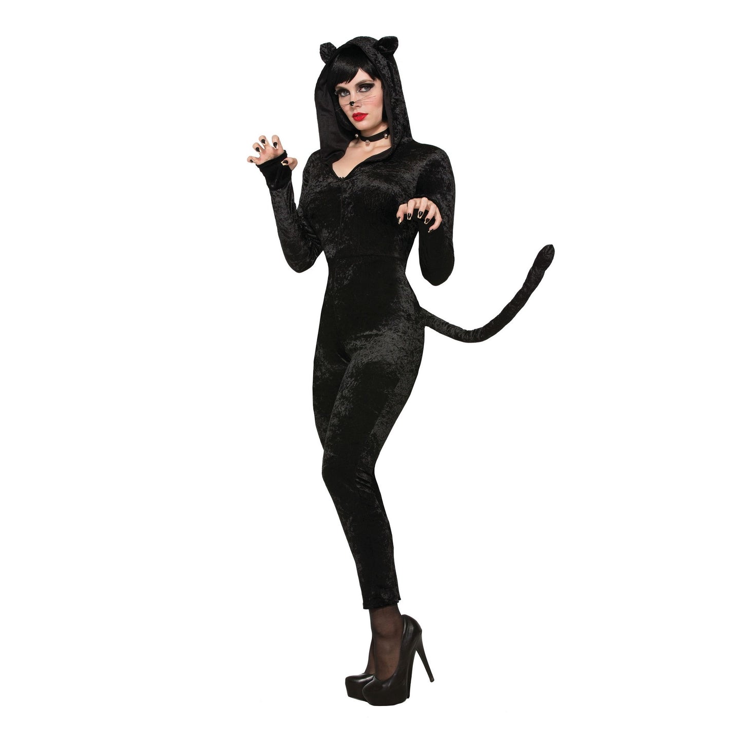 Black - Front - Bristol Novelty Womens-Ladies Sly Kitty Cat Costume