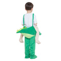 Green - Back - Bristol Novelty Childrens-Kids Crocodile Step In Costume