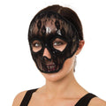 Black - Back - Bristol Novelty Unisex Adults Lace Skull Mask