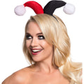 Red-White-Black - Back - Harley Quinn Unisex Adult Headband