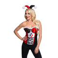 Red-White-Black - Front - Harley Quinn Unisex Adult Headband