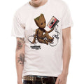 White - Lifestyle - Guardians Of The Galaxy 2 Unisex Adult Baby Groot Tape T-Shirt