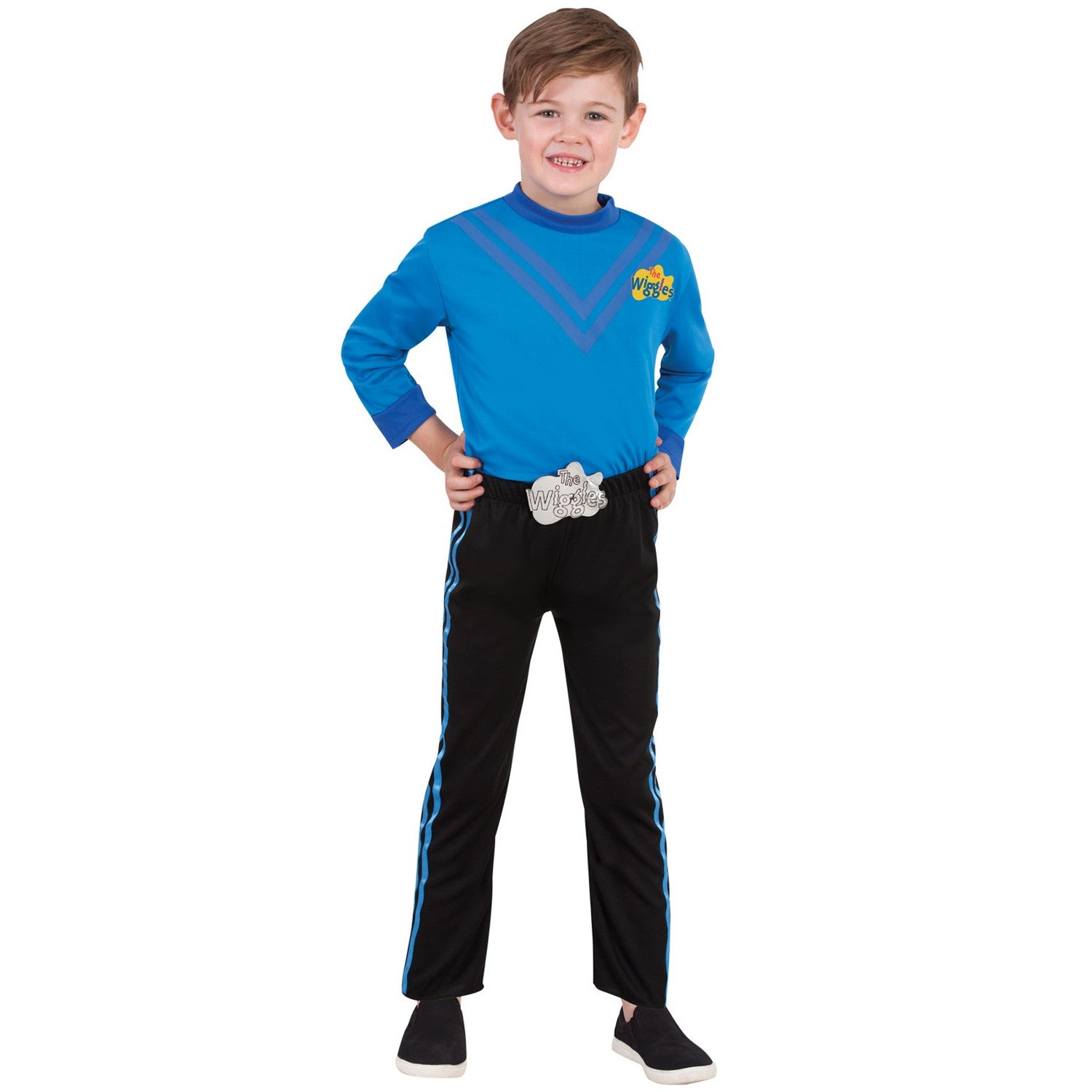 Blue-Black - Front - The Wiggles Boys Deluxe Anthony Costume