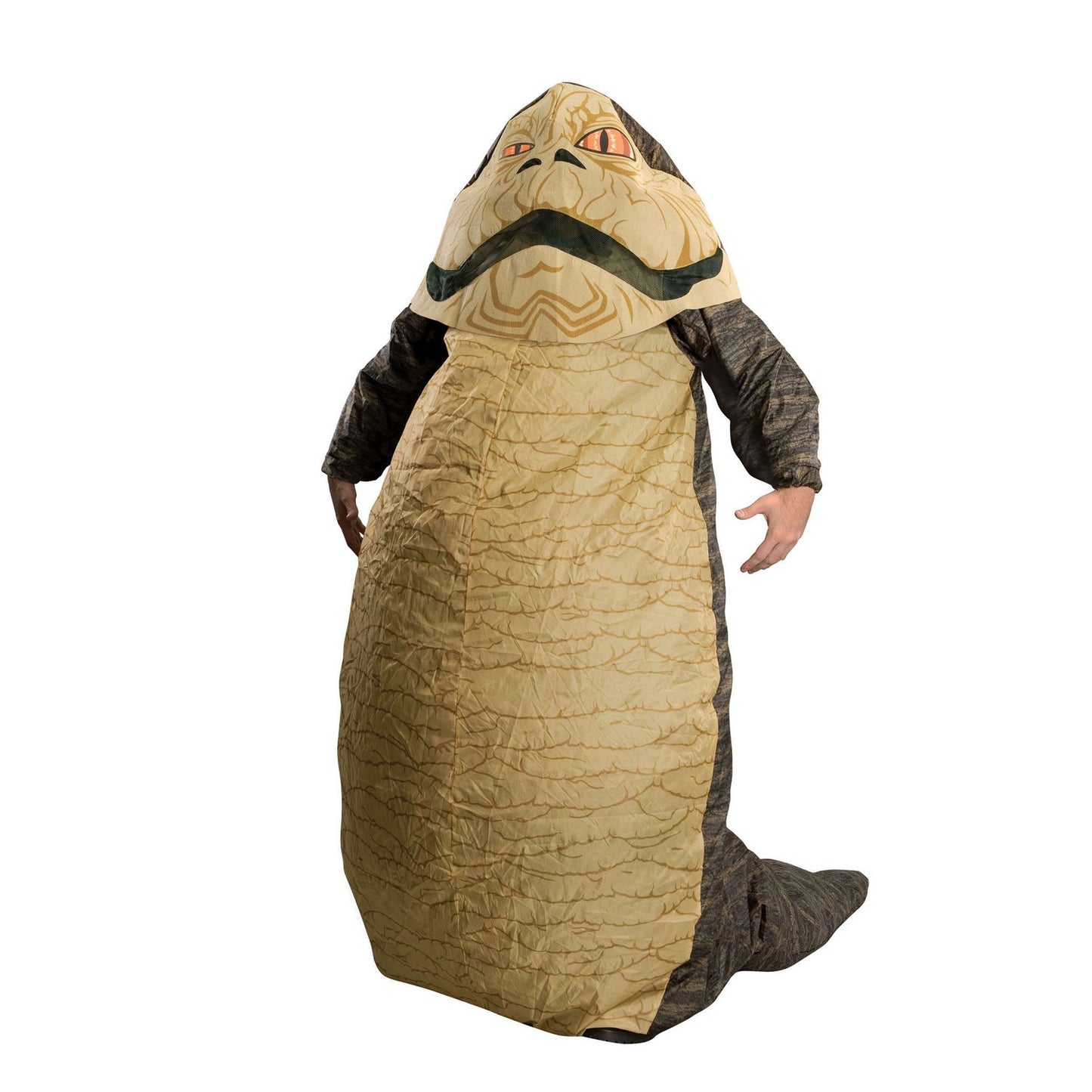 Green-Cream - Front - Star Wars Unisex Adult Jabba The Hutt Inflatable Costume