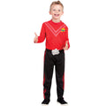 Red-Black - Front - The Wiggles Boys Simon Costume
