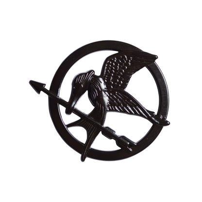 Black - Front - Hunger Games: Mockingjay Badge
