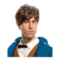 Brown - Front - Fantastic Beasts And Where To Find Them Unisex Adult Newt Scamander Wig