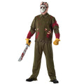 Green-Red - Front - Friday The 13th Mens Deluxe Jason Voorhees Costume