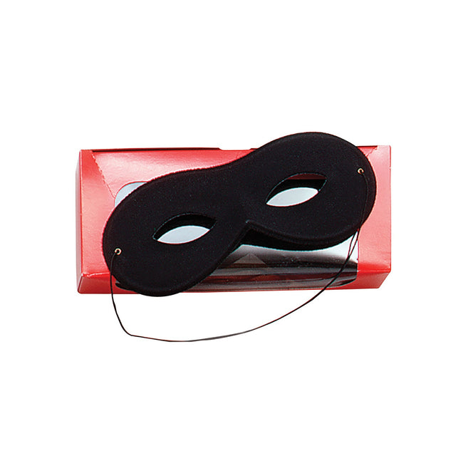 Black - Front - Bristol Novelty Unisex Adults Small Rayon Eye Mask (Pack Of 10)
