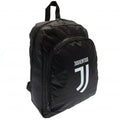 Black - Front - Juventus FC Crest Top Quality Backpack