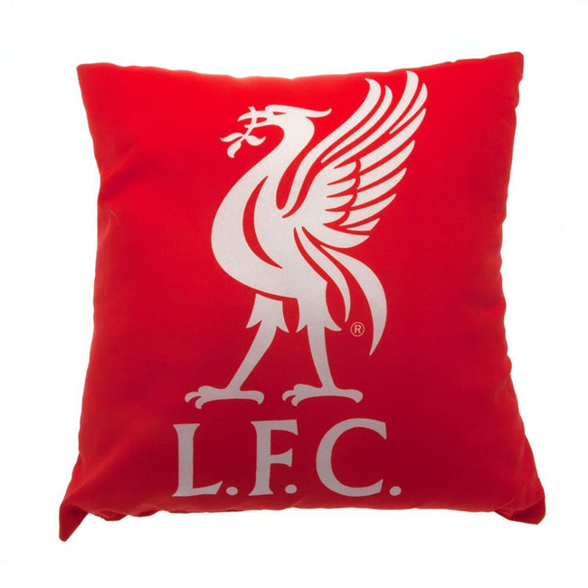 Red-White - Back - Liverpool FC Official Football Crest Cushion
