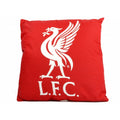 Red-White - Front - Liverpool FC Official Football Crest Cushion
