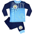 Navy-Sky Blue - Lifestyle - Manchester City FC Boys Sublimated Pyjama Set