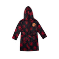 Black-Red - Front - Manchester United FC Boys Dressing Gown