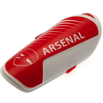 Red-White - Lifestyle - Arsenal FC Childrens-Kids Spiked Slip-In Shin Guards