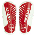 Red-White - Front - Arsenal FC Childrens-Kids Spiked Slip-In Shin Guards