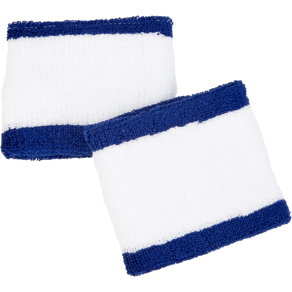 Blue-White - Side - Chelsea FC Official Football Sweatbands (Set Of 2)