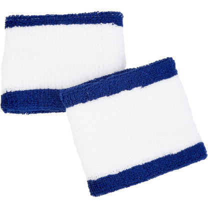 Blue-White - Side - Chelsea FC Official Football Sweatbands (Set Of 2)