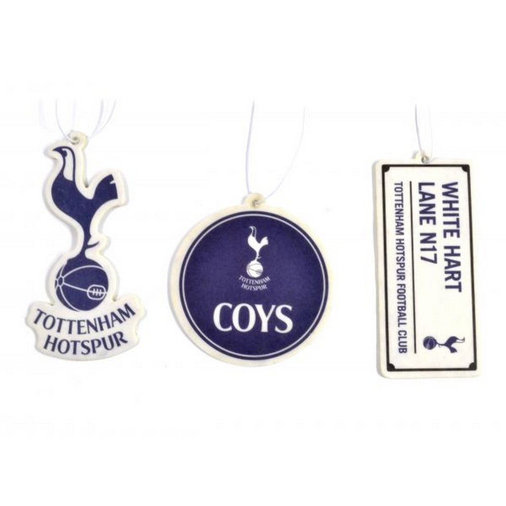 Navy Blue-White - Front - Tottenham Hotspur FC Car Air Freshener (Pack of 3)