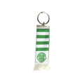Green-White - Front - Celtic FC Scarf Keyring