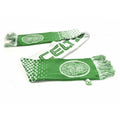 Green-White - Front - Celtic FC Official Football Fade Jacquard Scarf