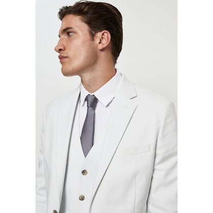 Neutral - Side - Burton Mens Stretch Slim Suit Jacket