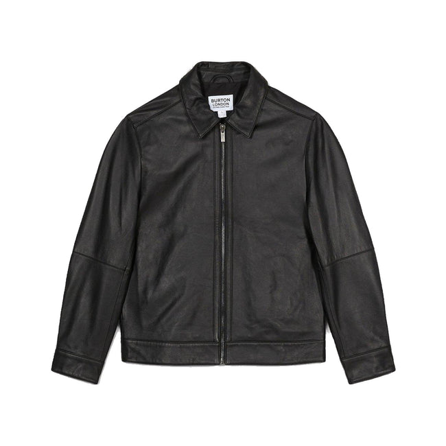 Burton mens leather jacket sale