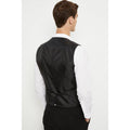 Black - Back - Burton Mens Single-Breasted Plus And Tall Tailored Waistcoat