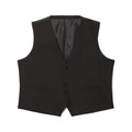 Black - Front - Burton Mens Single-Breasted Plus And Tall Tailored Waistcoat