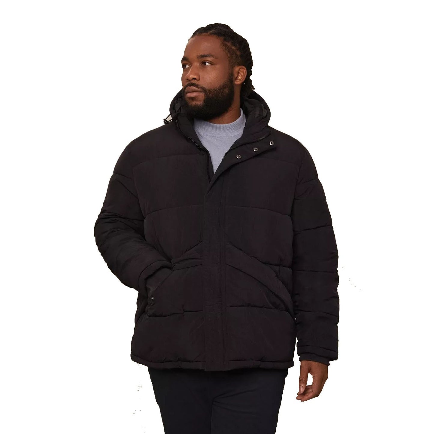 Black - Front - Burton Mens Puffer Jacket