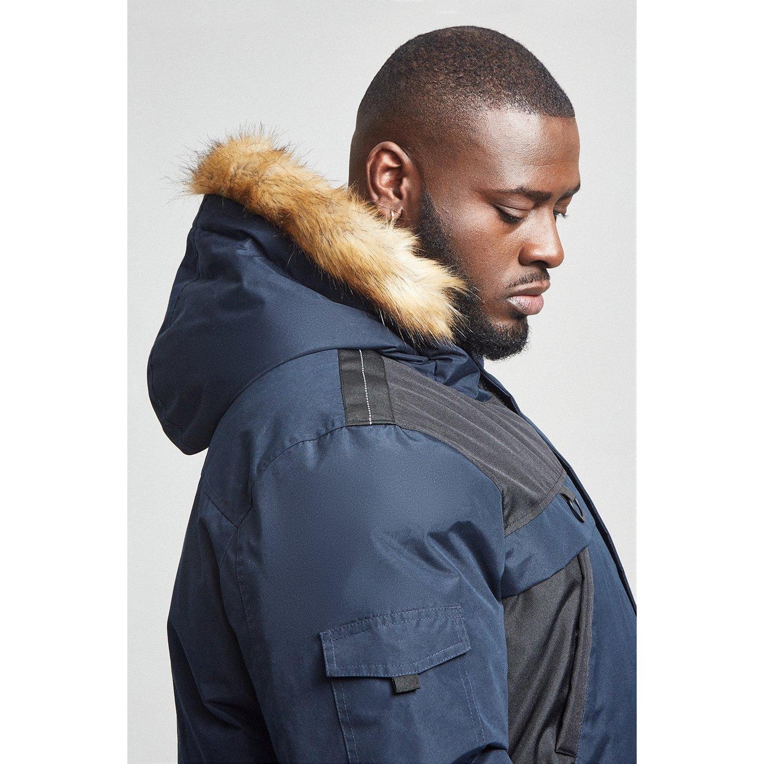 Navy - Side - Burton Mens Parka