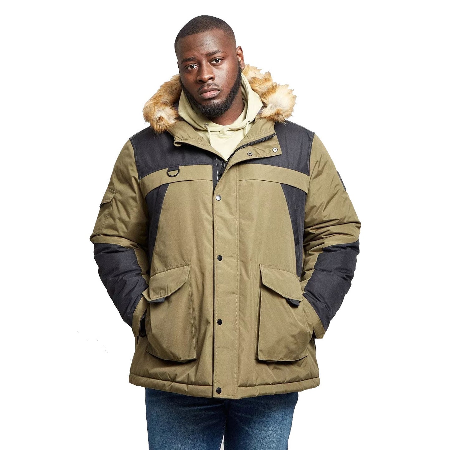Khaki - Front - Burton Mens Parka