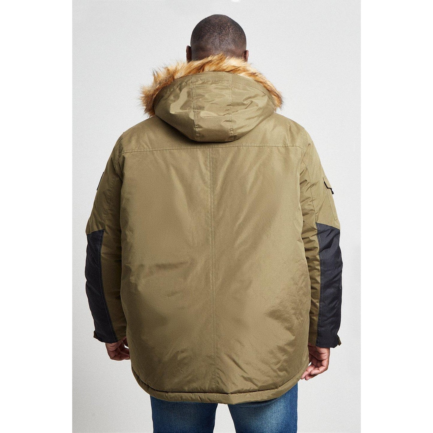 Khaki - Back - Burton Mens Parka