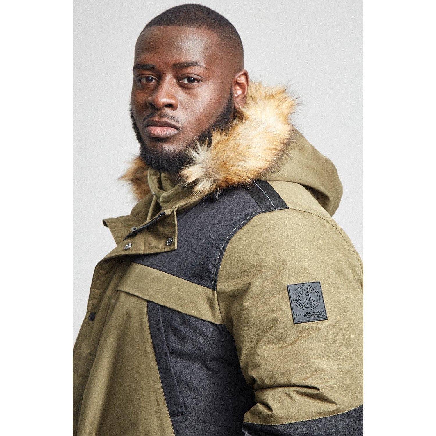 Khaki - Side - Burton Mens Parka
