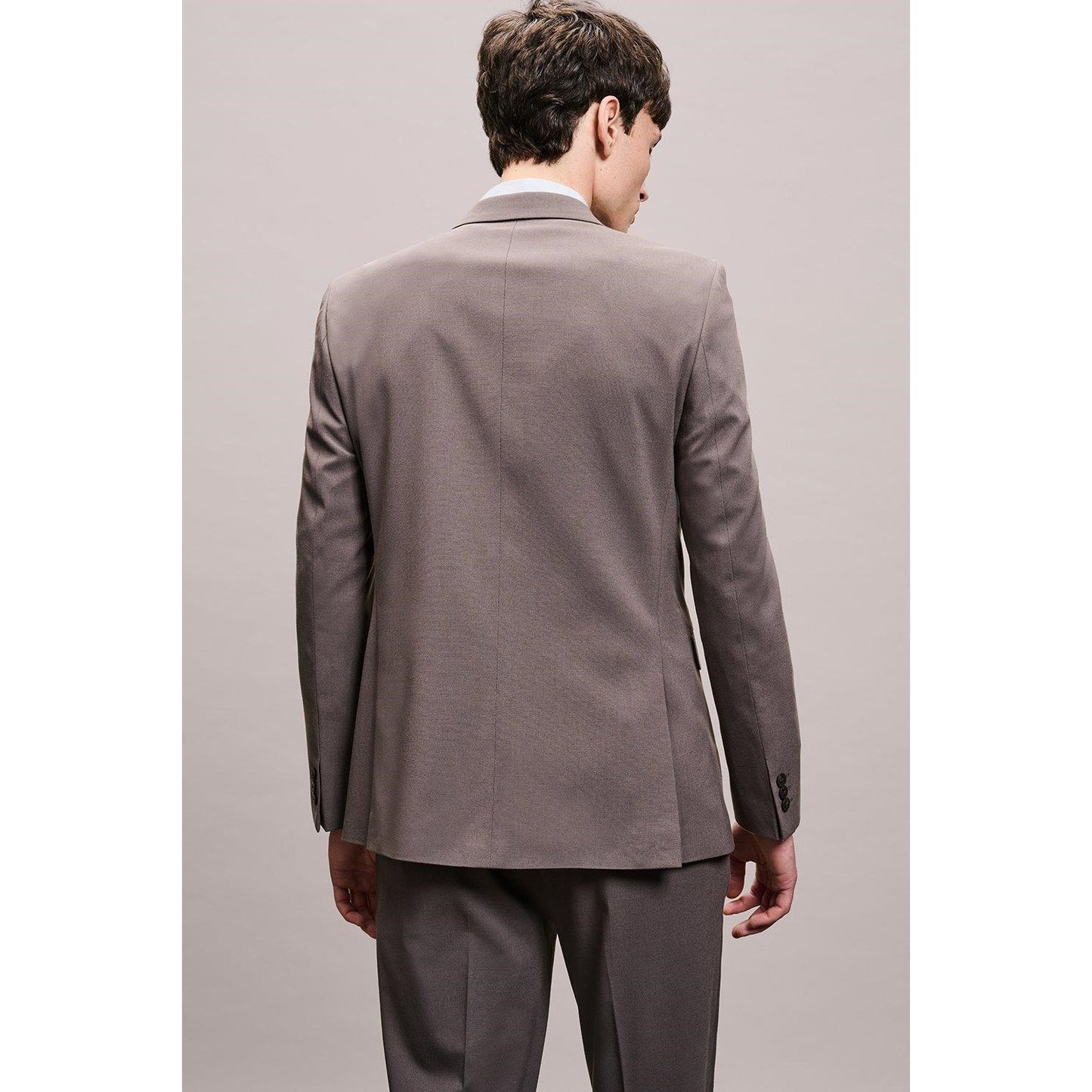 Purple - Back - Burton Mens Slim Suit Jacket