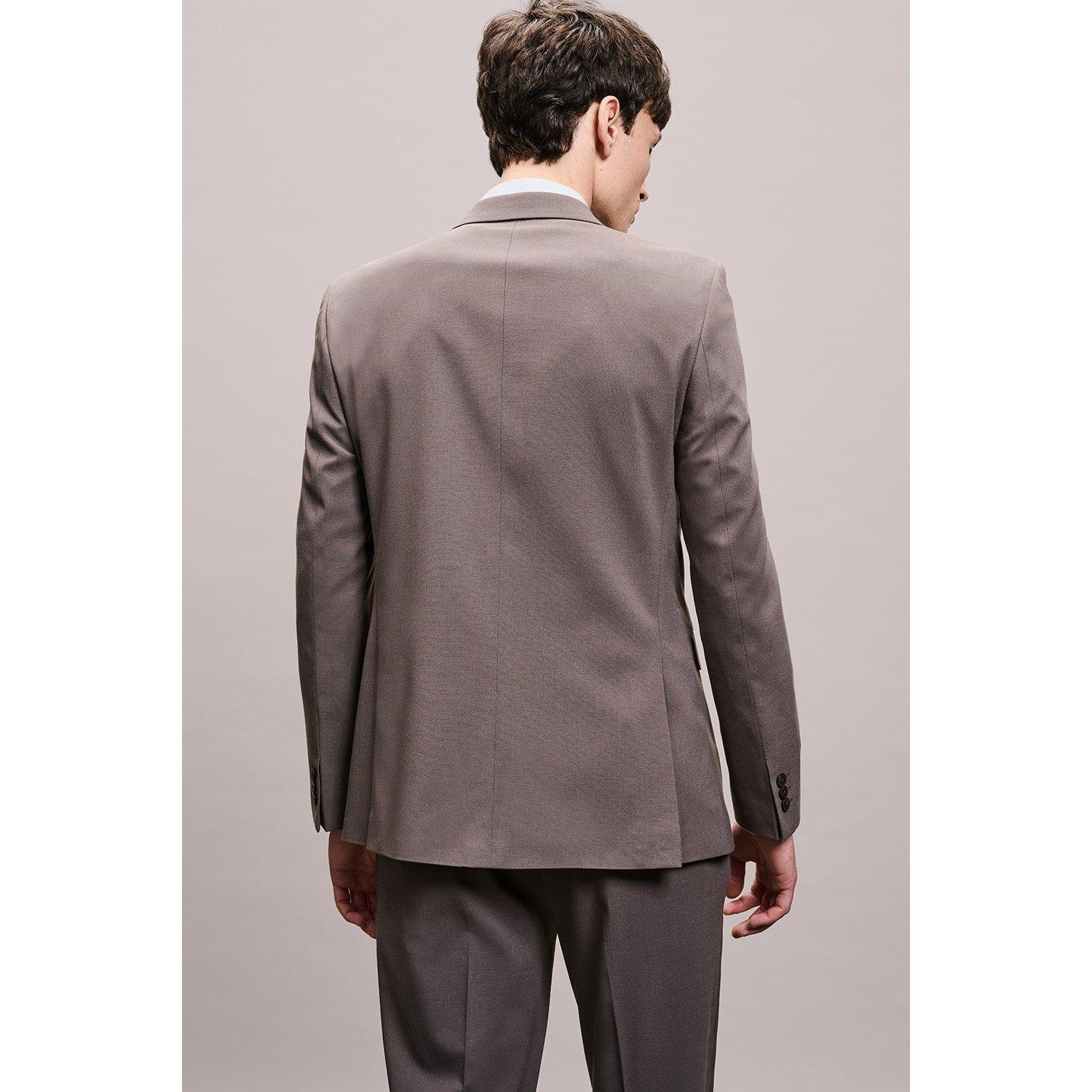 Purple - Back - Burton Mens Slim Suit Jacket