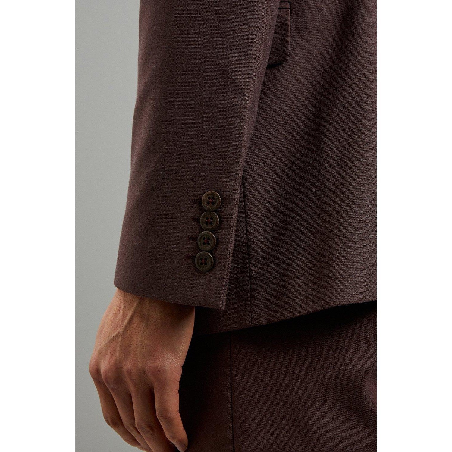 Brown - Lifestyle - Burton Mens Slim Suit Jacket