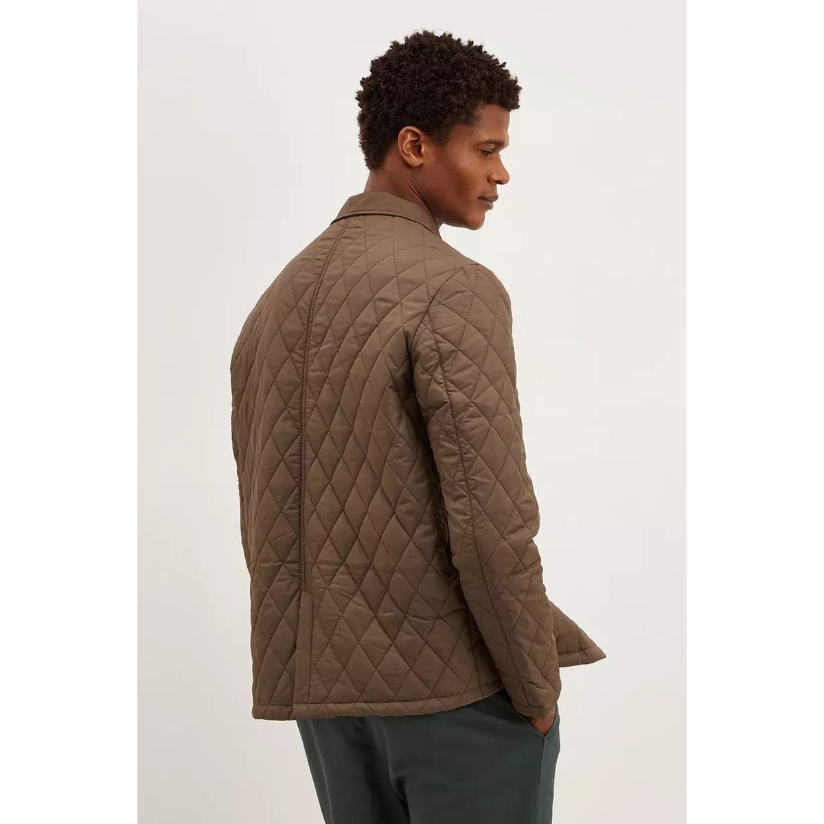 Grey - Back - Burton Mens Padded Jacket