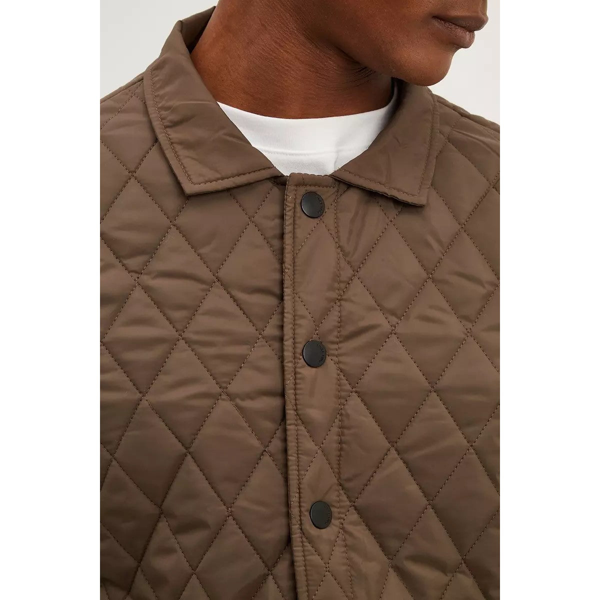 Grey - Side - Burton Mens Padded Jacket